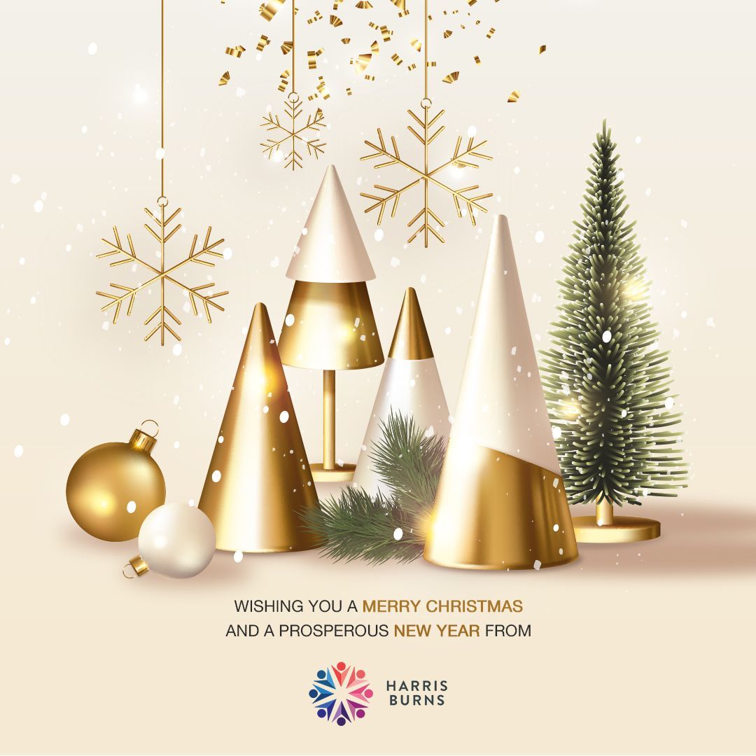 HarrisBurnsLtd's tweet photo. Seasons Greetings and best wishes for a Happy New Year, from all of us at Harris Burns https://t.co/FLexTRVz0o