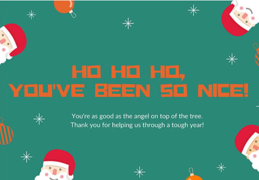 Want to let your employees know who landed on the nice list this year? Send thanks with our Holiday eCards. #thankyoucards csistars.com/roar/thank-you…