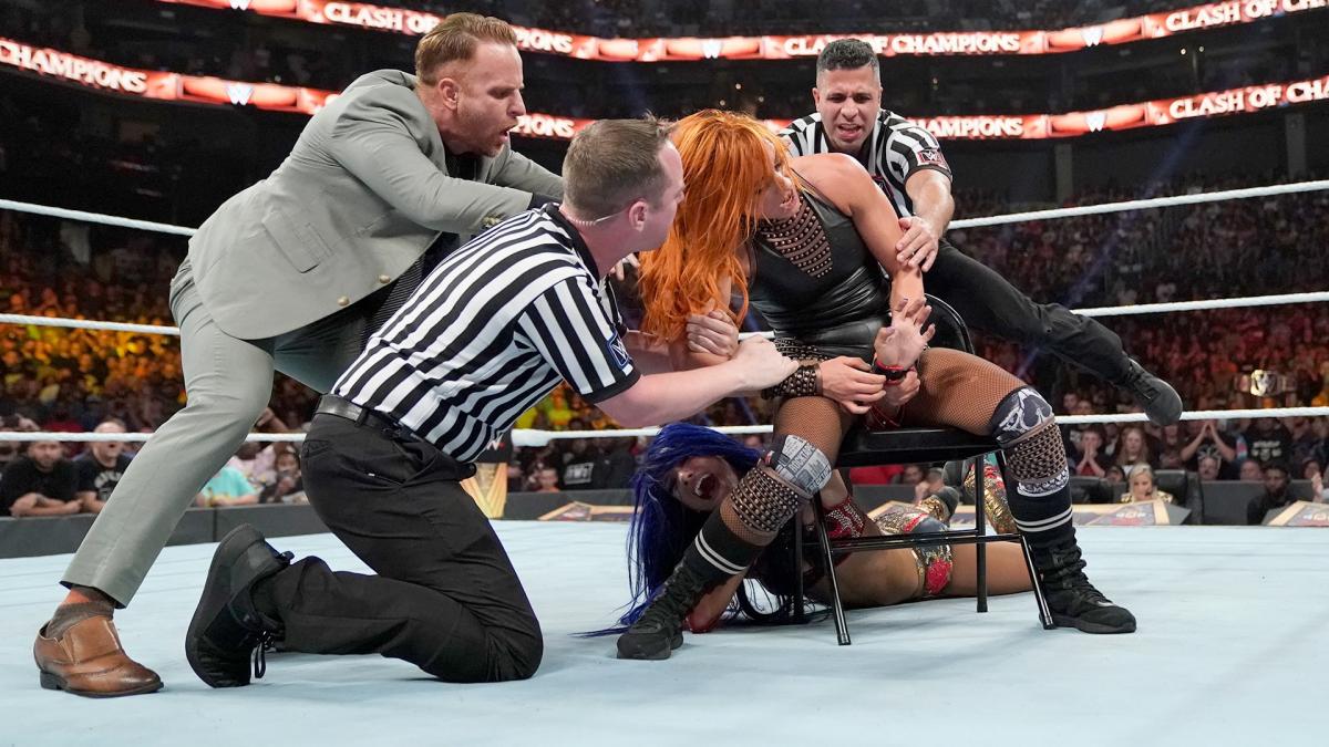 21 - Sasha Banks vs Becky Lynch [Clash Of Champions] [15/09/2019]3/4