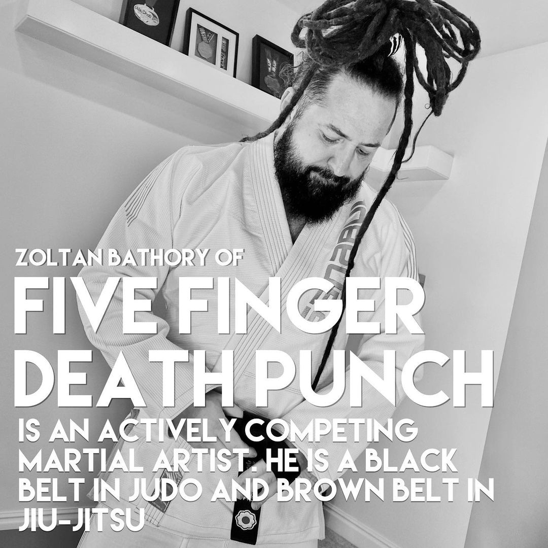 5fdp_facts's tweet photo. Did you know that Five Finger Death Punch founding guitarist @ZoltanBathory is an actively competing martial artist? He is a black belt in Judo, brown belt in Jiu-Jitsu, practices Wing Chun Kung Fu and US Army Combatives Hand to Hand Combat.
#5fdpfacts @FFDP https://t.co/cGkJxFBWwp