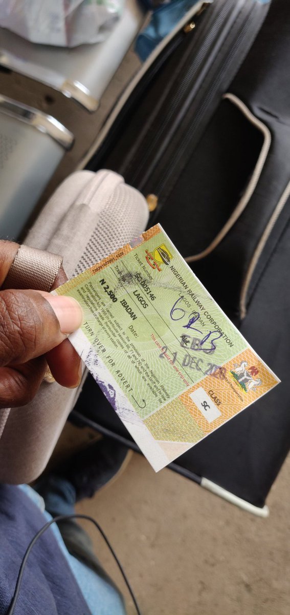 Took the train to Ibadan and for what it's worth, N2,500, I was really impressed with it.It's good to have the option.