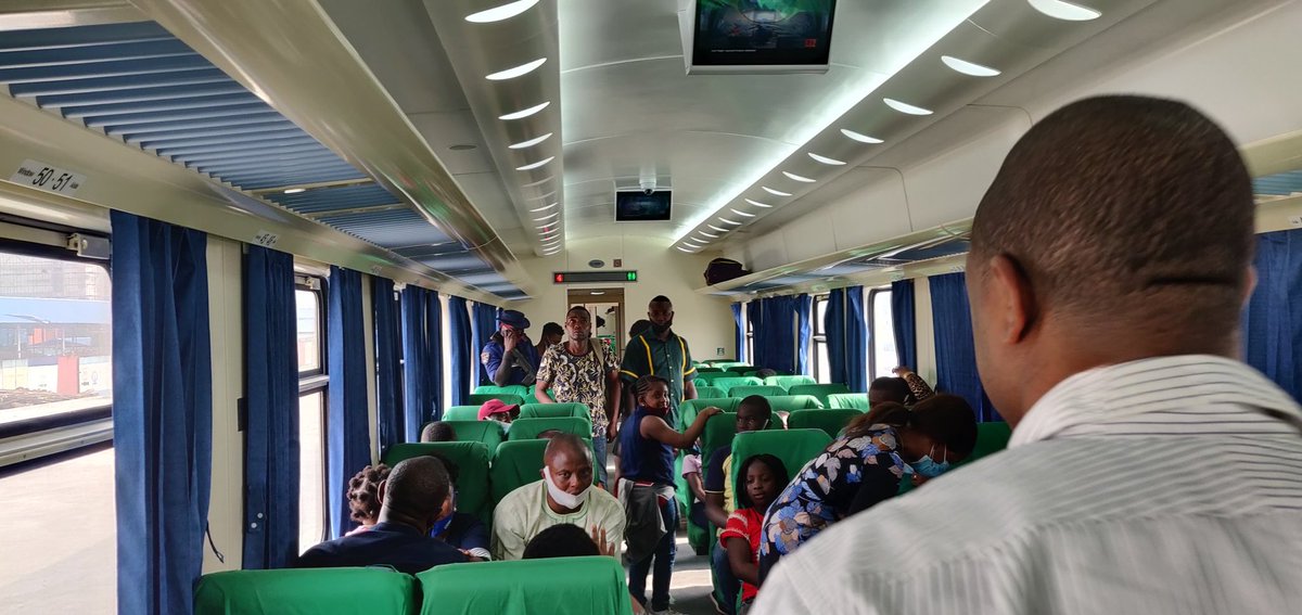 Took the train to Ibadan and for what it's worth, N2,500, I was really impressed with it.It's good to have the option.