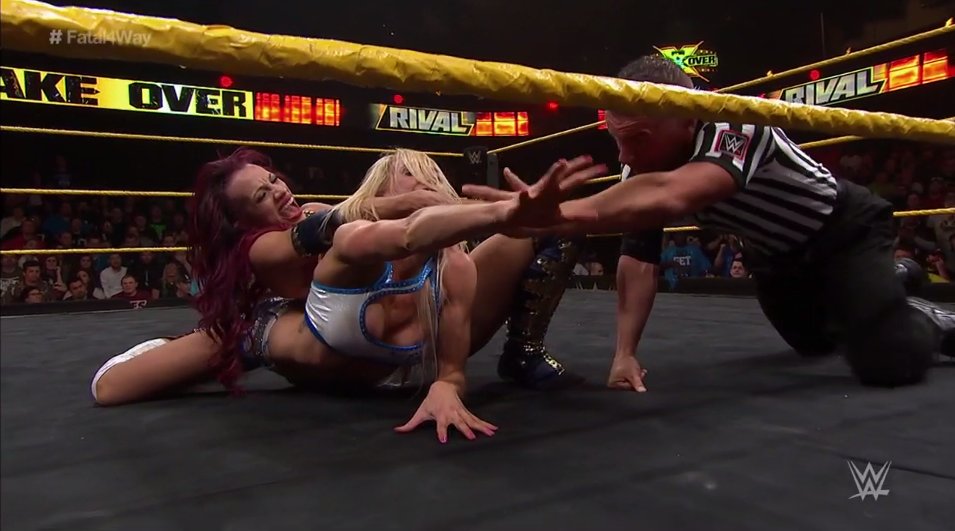 20 - Sasha Banks vs Charlotte Flair vs Becky Lynch vs Bayley [NXT Takeover: Rival] [11/02/2015]