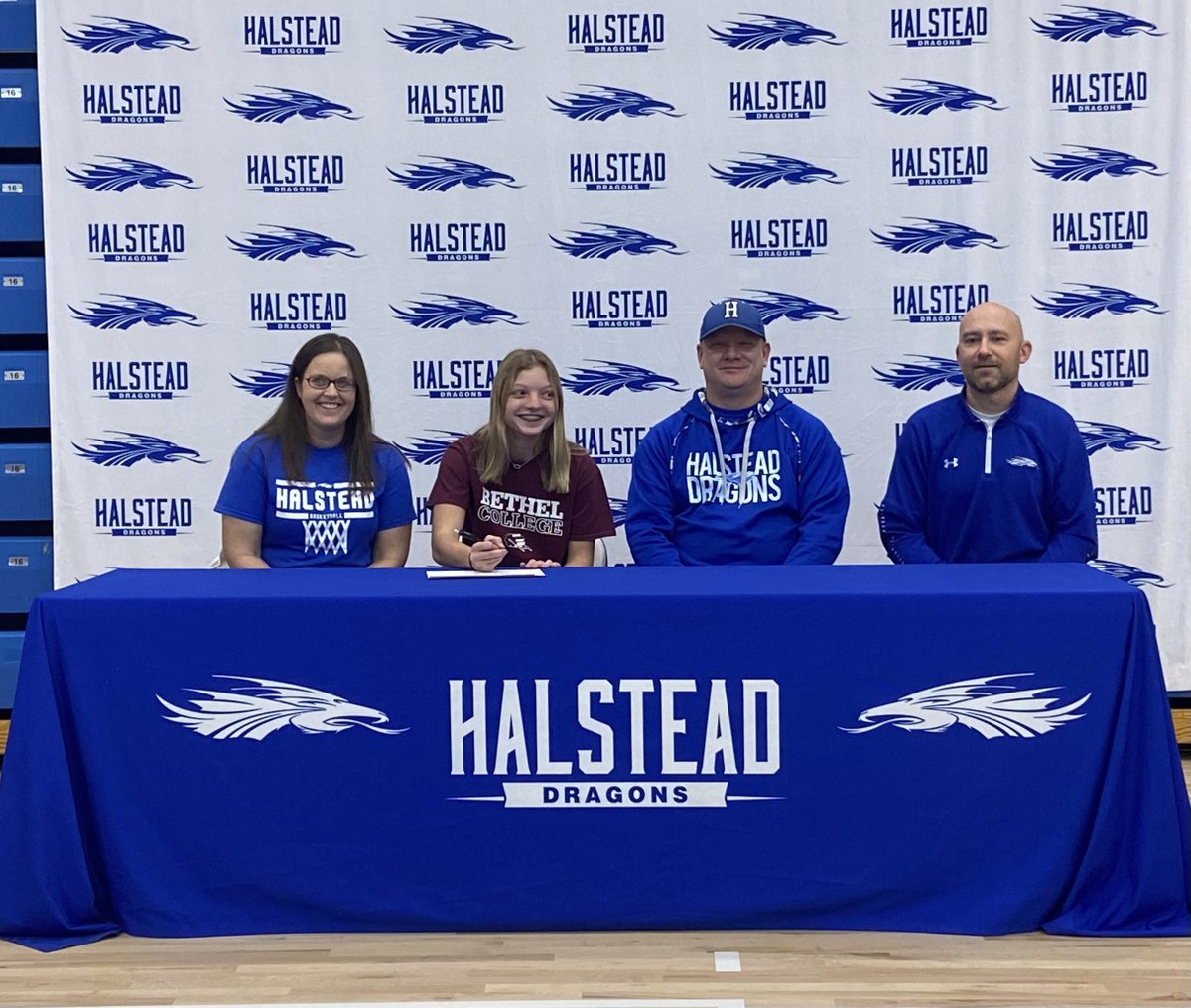 Congratulations to Parker Schroeder on signing with Bethel College to play basketball! Congrats Parker!