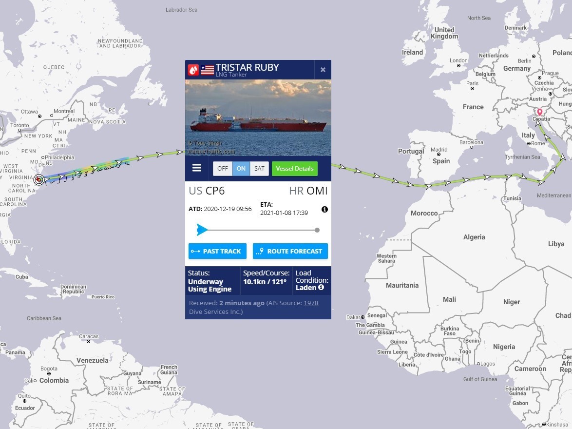 SergioChapa's tweet photo. Bloomberg Web Story: Croatia set to import its first LNG cargo and it's coming from the United States https://t.co/fwoGj7YMyQ #LNG #Croatia #CovePoint 🇭🇷🇺🇸 https://t.co/DnYWGOy1iK