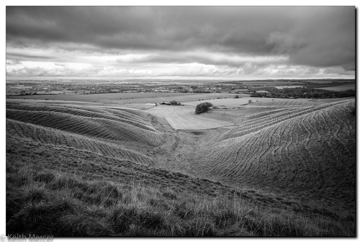 On the edge of the #MarlboroughDowns #Wiltshire.