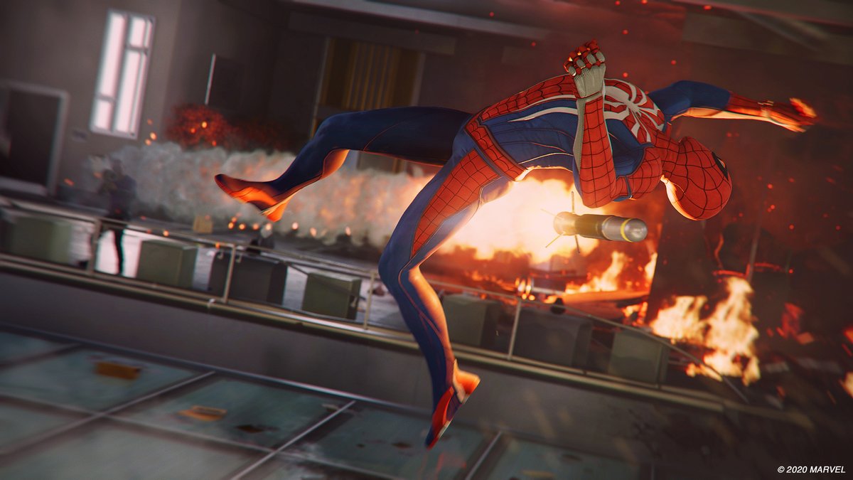 RT @insomniacgames: Dodging rockets? Just another day in the life of Spider-Man. #SpiderManPS4 https://t.co/mykYO2GDYm