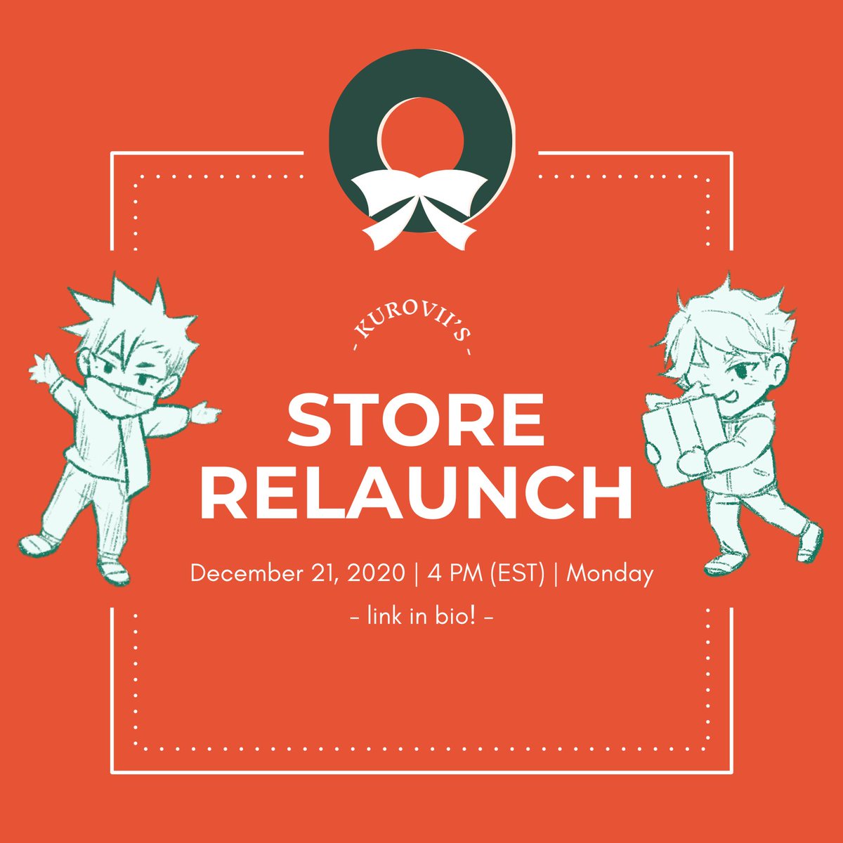 ☃️ STORE RELAUNCH!

Super excited to open my shop again for Christmas ? I bought a lot of new prints and am restocking some old ones!

Store: https://t.co/6hUHGpclnb (will open at 4pm EST) 