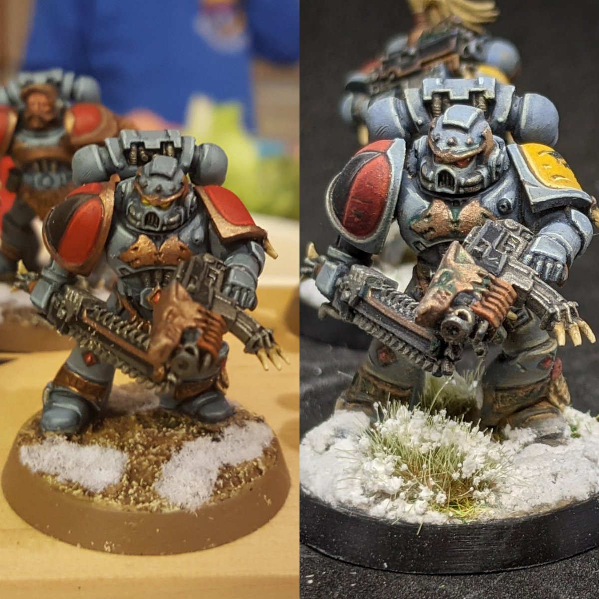 The2PsPodcast's tweet photo. These guys are the first half of the #greyhunters squad that I have done some work on to bring them in line with the others.

I'm really happy with how they came.out, I had been on the verge of not including them in my company. Now I feel they rightly deserve a place
#warmongers https://t.co/dsOtCBeuR2