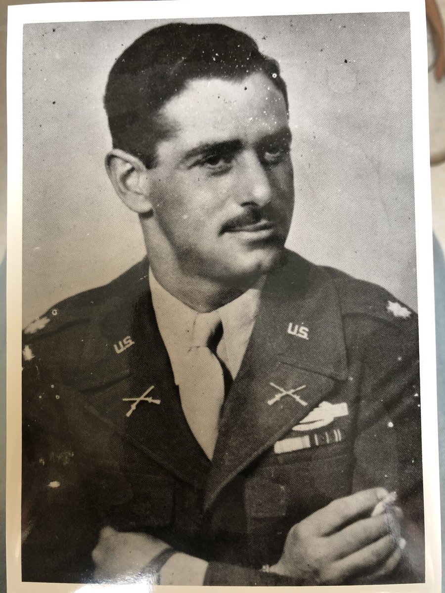 3. Anyway, my GP was stationed in Iceland in 42/3. He was an officer (graduated West Point in 1938 after serving 2 years as an enlisted man). Maybe a battalion commander at that point? So he receives this salami in the mail and gives it to his mess sergeant. (pic of GP )  #WW2