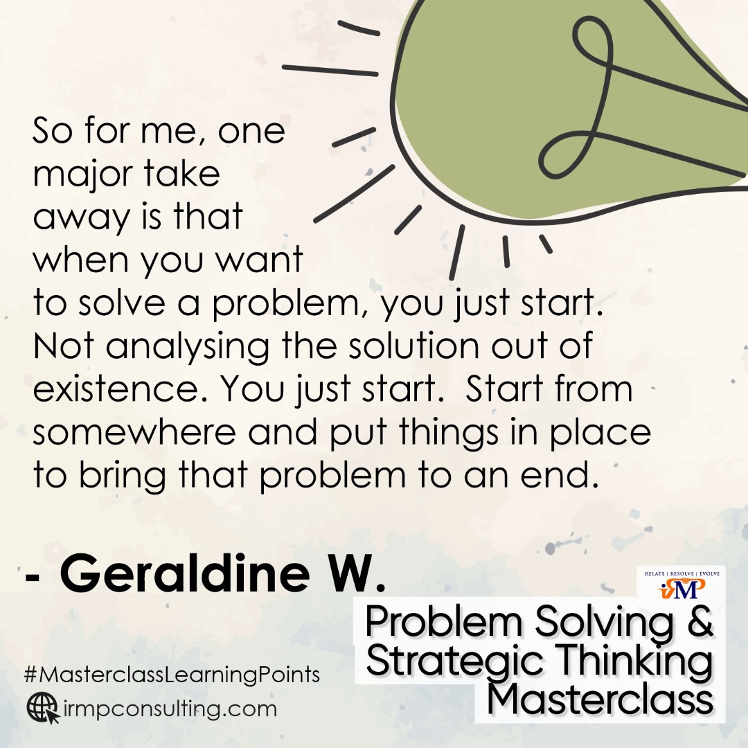 Okeibunor11's tweet photo. #ProblemSolving
#LearningPoints
#IRMPMasterclass https://t.co/Hp4SxlmQFt