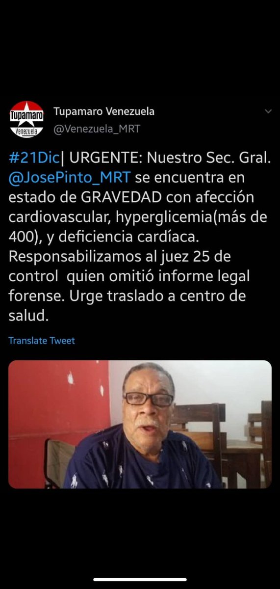 #COVID20 #TUPAMARO #JoseVicenteRangel <a href="/Venezuela_MRT/">Tupamaro Venezuela</a> <a href="/JosePintoMRT/">Jose Pinto</a> <a href="/YaracuyMRT/">@Tupamaroyaracuy</a> <a href="/dcabellor/">Diosdado Cabello R</a> <a href="/alcaldia_baa/">Alcaldía Bolivariana Alberto Adriani</a> <a href="/AresDiFazio/">𝘼𝙧𝙚𝙨 𝘿𝙞 𝙁𝙖𝙯𝙞𝙤</a>