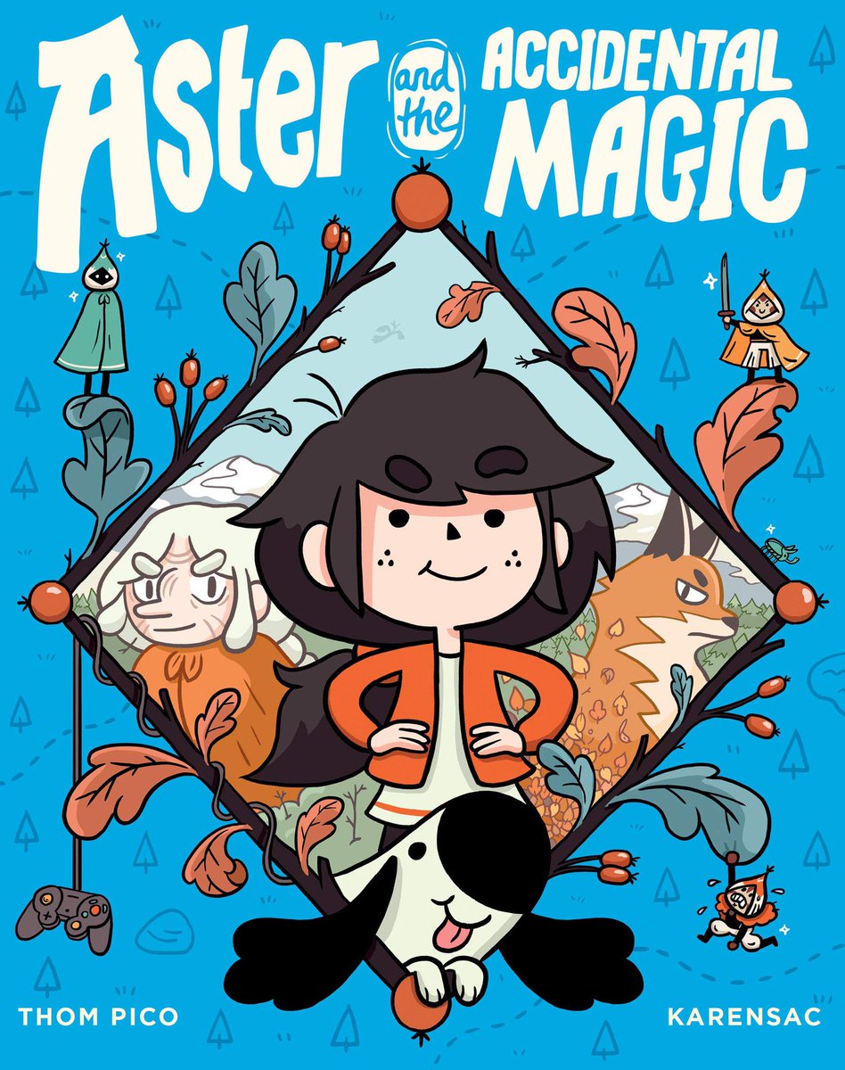 6- Aster and the accidental magic, I mistakenly thought this was just a Hilda clone but I was so wrong. Full of heart and a brilliant universe it stands out superbly on its own. That being said perfect for fans of Hilda.