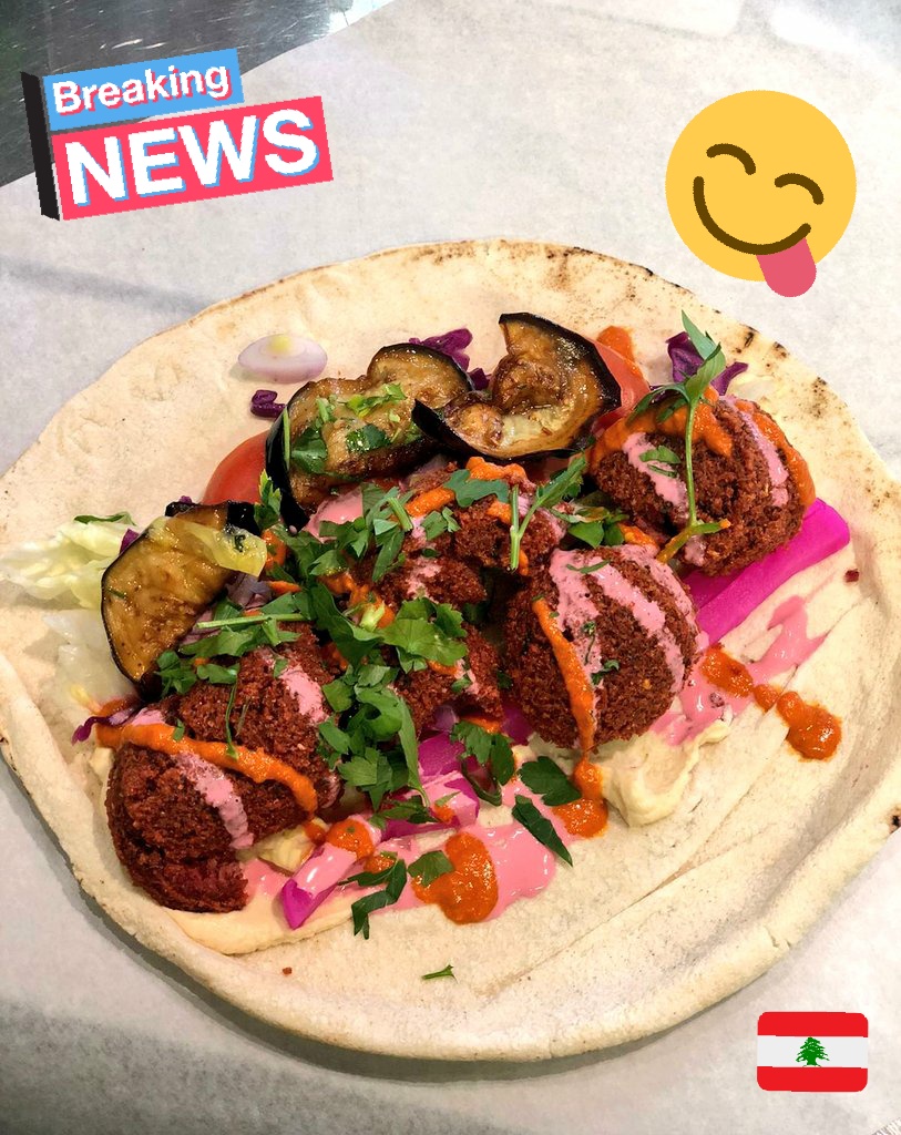 MezaRestaurants's tweet photo. Hey there - Meza in the Market @TootingMarket are offering 50% off wraps and salad boxes for the rest the week... Have you tried our latest addition to the menu, beetroot falafel (pictured) yet? Come and get some!! https://t.co/qSC28XusWR