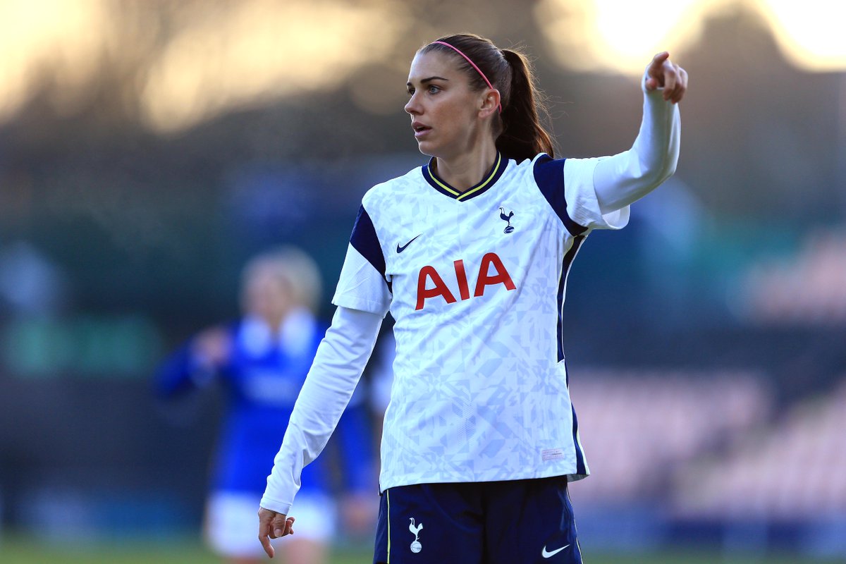 SpursWomen's tweet photo. We can confirm that @alexmorgan13 will be returning to the United States in the new year after the conclusion of the first half of the @BarclaysFAWSL season.

Everyone at the Club wishes Alex well in the next stage of her career. 

🔗 https://t.co/3JqciRBze5

#THWFC ⚪️ #COYS https://t.co/cTNtpIZ39K