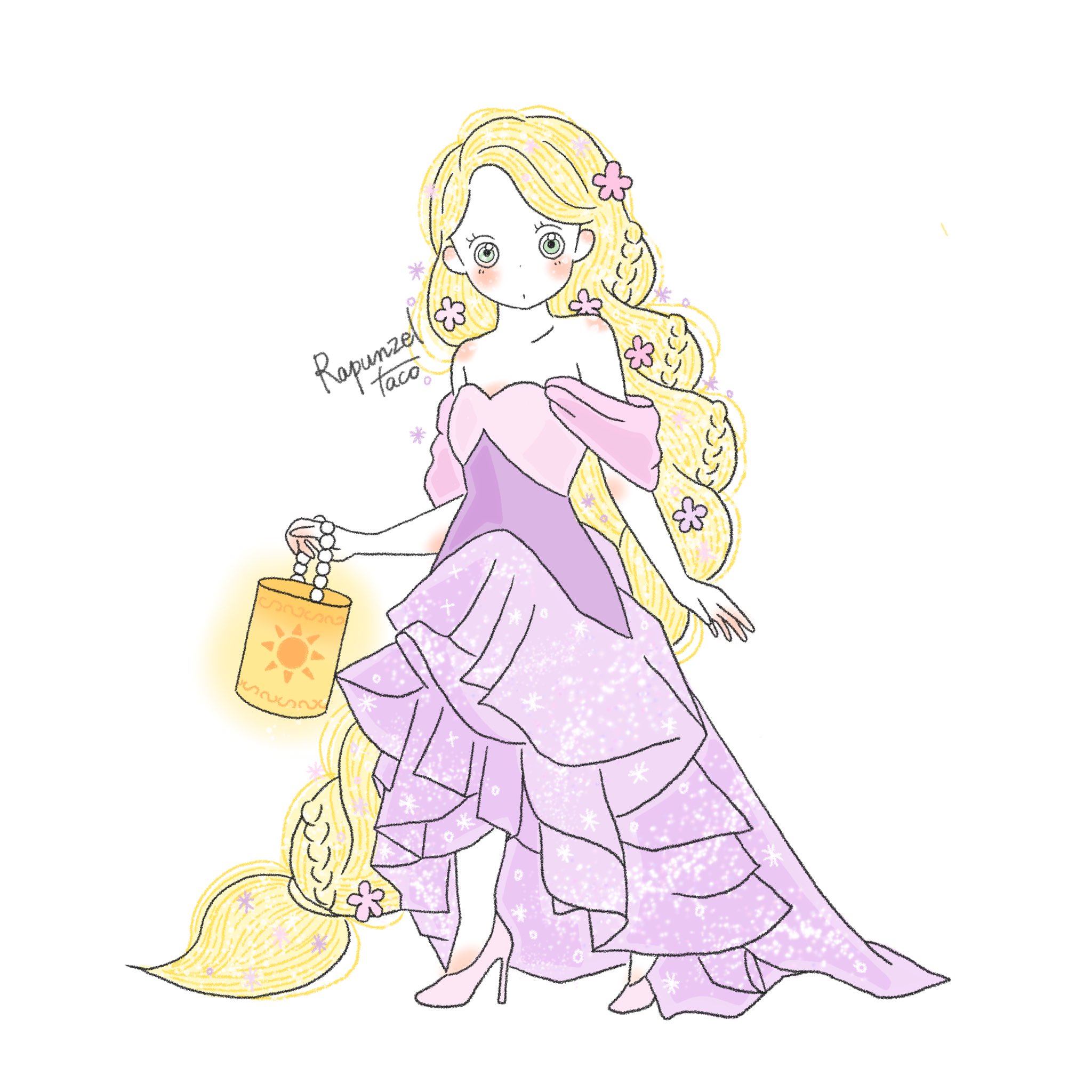 ラプンツェルイラスト Twitter Search Twitter