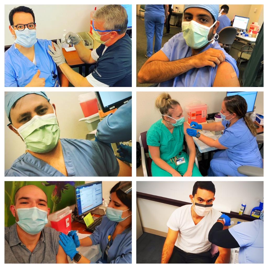 We are ALL incredibly grateful to everyone who made this vaccine possible. #covid19 #vaccine #residency #GenSurg #MedEd