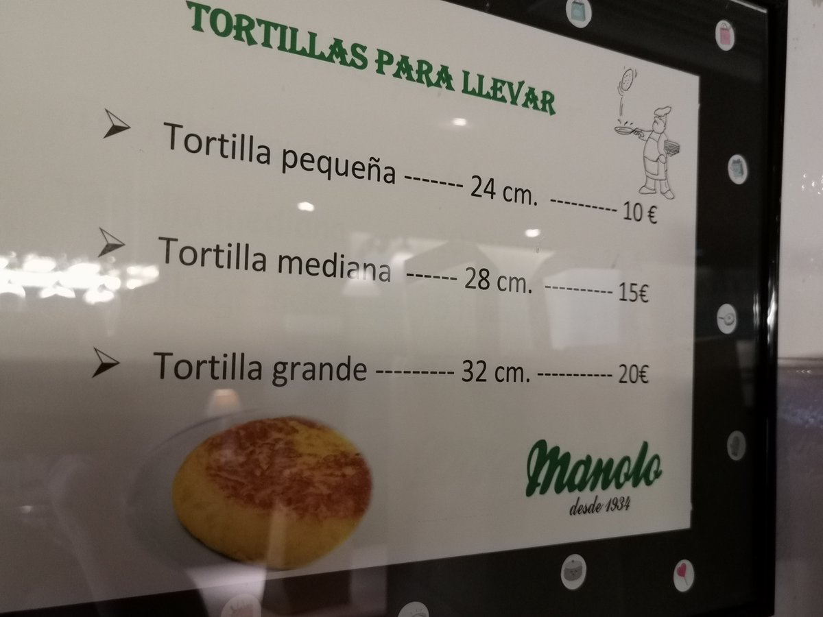 "Recuerda que te puedes llevar a casa las tortillas de #Manolo1934 con nuestro servicio de recogida. Sólo tienes que llamar y dejarlo en nuestras manos.⁣ 
📲 660 86 86 23 (WhatsApp)⁣⁣⁣⁣⁣
📞 915 44 12 22⁣⁣⁣⁣⁣
📍 C/ Princesa, 83⁣"