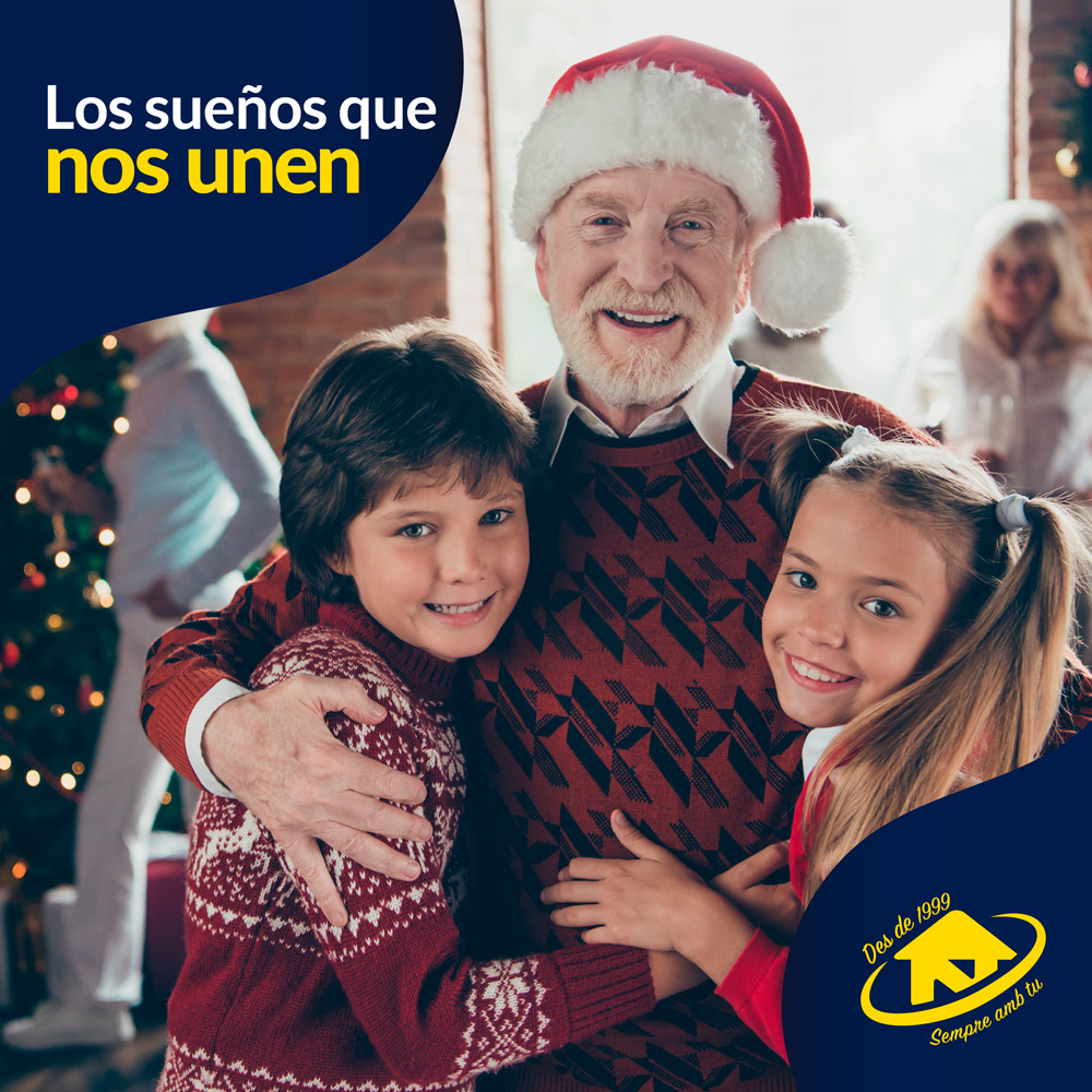 Novafinques's tweet image. ¡Los #sueños que nos unen nos hacen especiales! 
Unos días festivos diferentes nos esperan para disfrutarlos en familia. ¡Nuestro equipo os desea que todos los sueños que tengáis se hagan realidad! 🎄✨