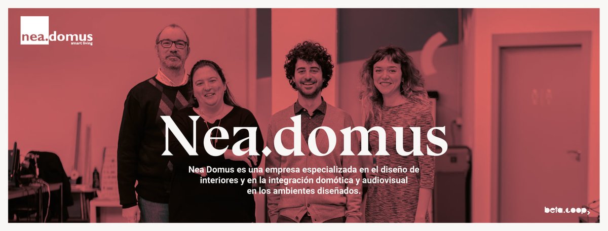 Beta_Coop's tweet photo. ⚒ @neadomus és un projecte que naix de la fusió de @Decorpc i GAP Interiorismo, fent sinèrgies de coneixements i experiència, actualment, Nea.domus és una empresa especialitzada en el disseny d'interiors i en la integració domòtica i audiovisual.

Cooperatives Betacoop! 💪🏽 https://t.co/WnoNC8Brbi