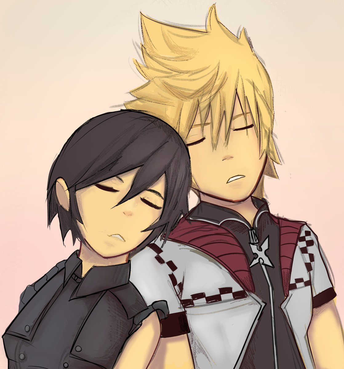 ger_khart's tweet photo. Sleepy couple #rokushi https://t.co/lKwZwL4TPT