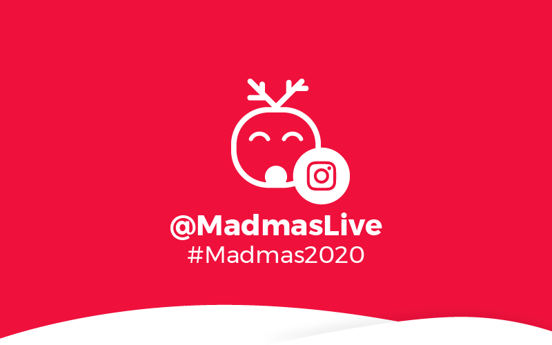 Follow us on Instagram 📸🎄✨
📸 Snap 👉 Tag #Madmas2020 👉 Instagram
instagram.com/madmaslive/