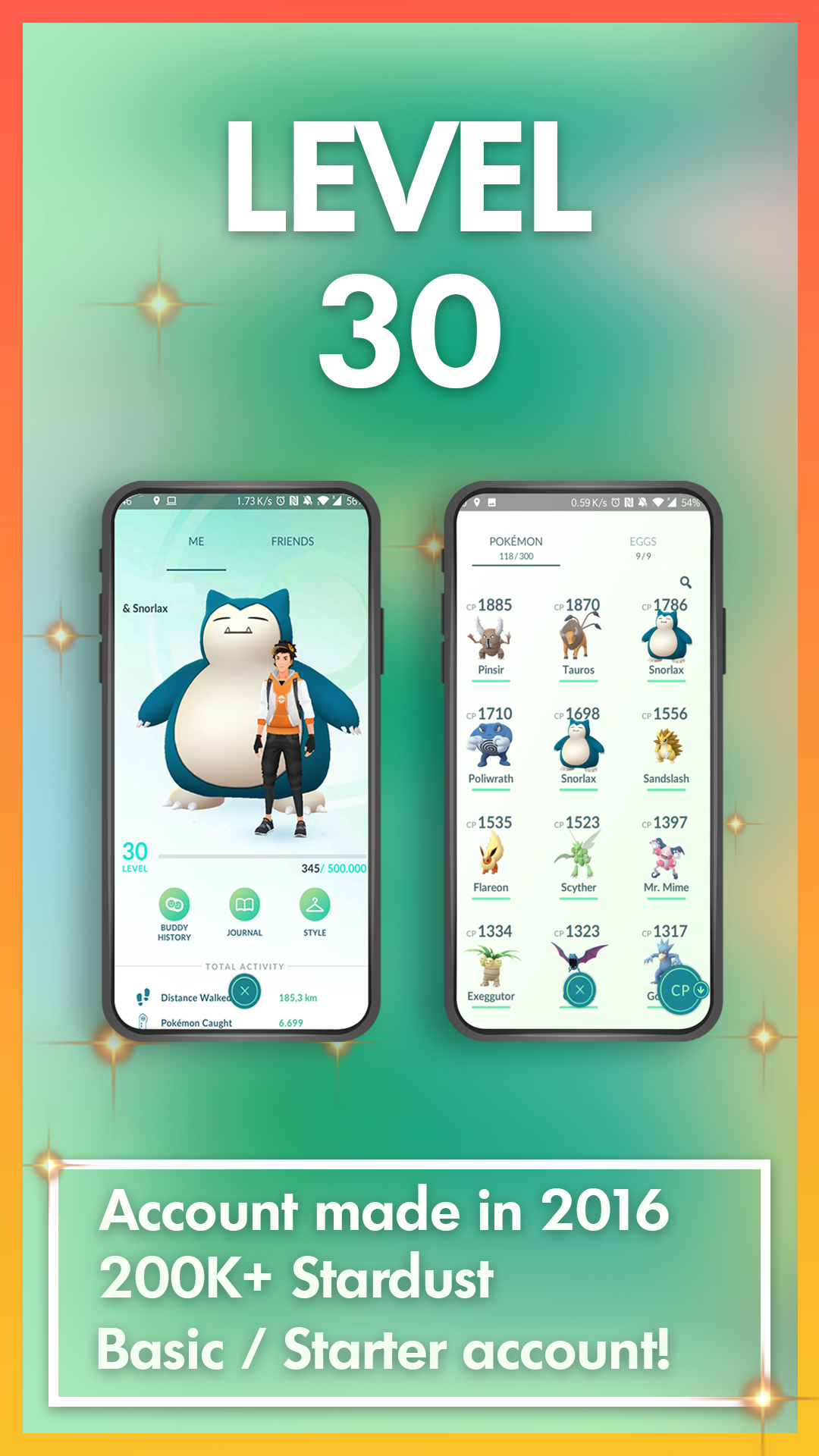 Pokeshops on X: 🏆Level 30 Pokemon Go Accounts 🏆 👑Only $8.95 Limited  stock available, perfect for getting started. #PokemonGO #PoGO #Pokemon  #PokemonGOfriends #PokemonGOCommunityDay  / X