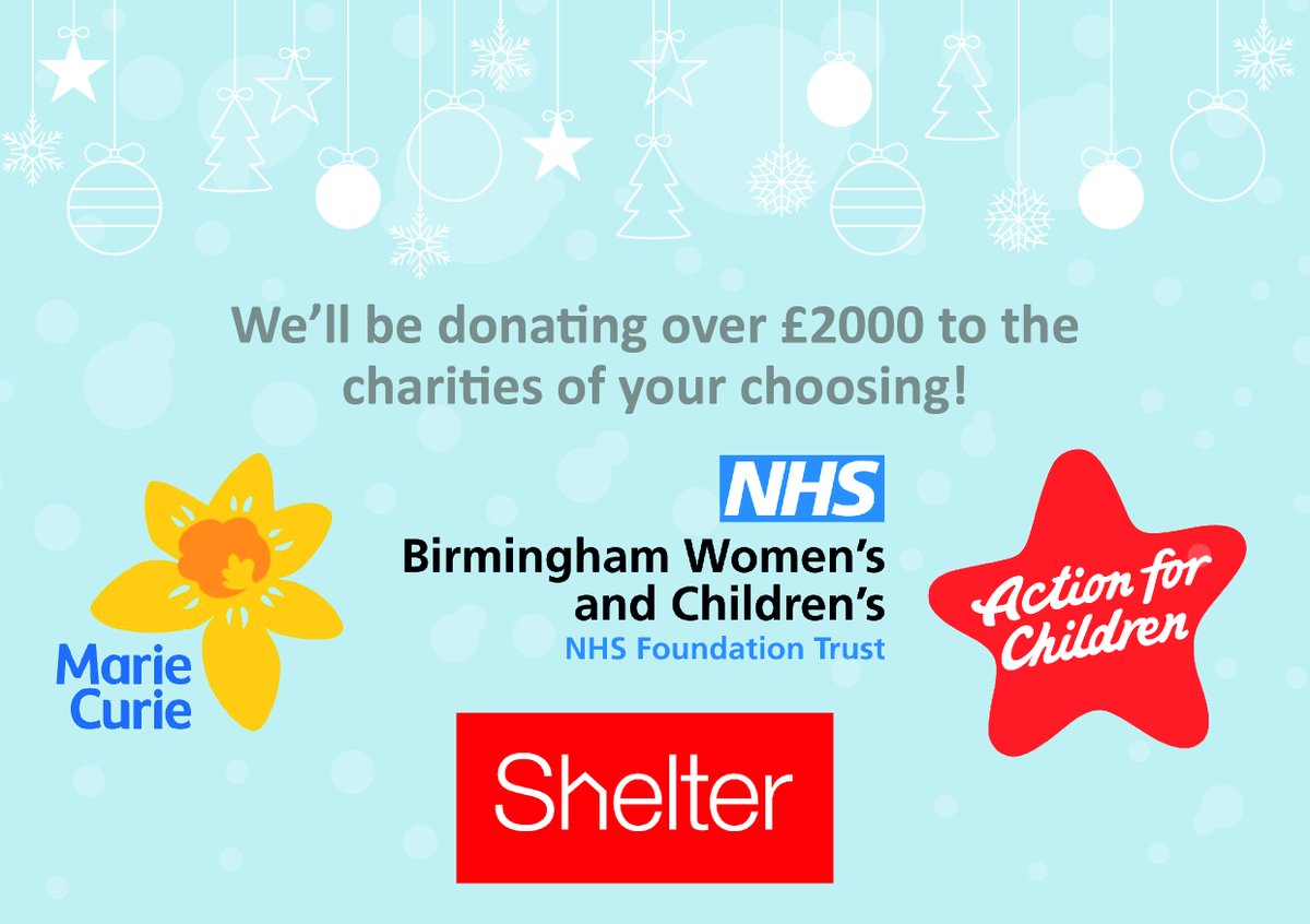 For Christmas this year, we decided to give the gift of giving. We asked our clients to choose a charity so we can make a donation on their behalf. As a result, we’ll be donating over £2000 to the charities below!
#charity #christmas2020 #thegiftofgiving #workwithglee