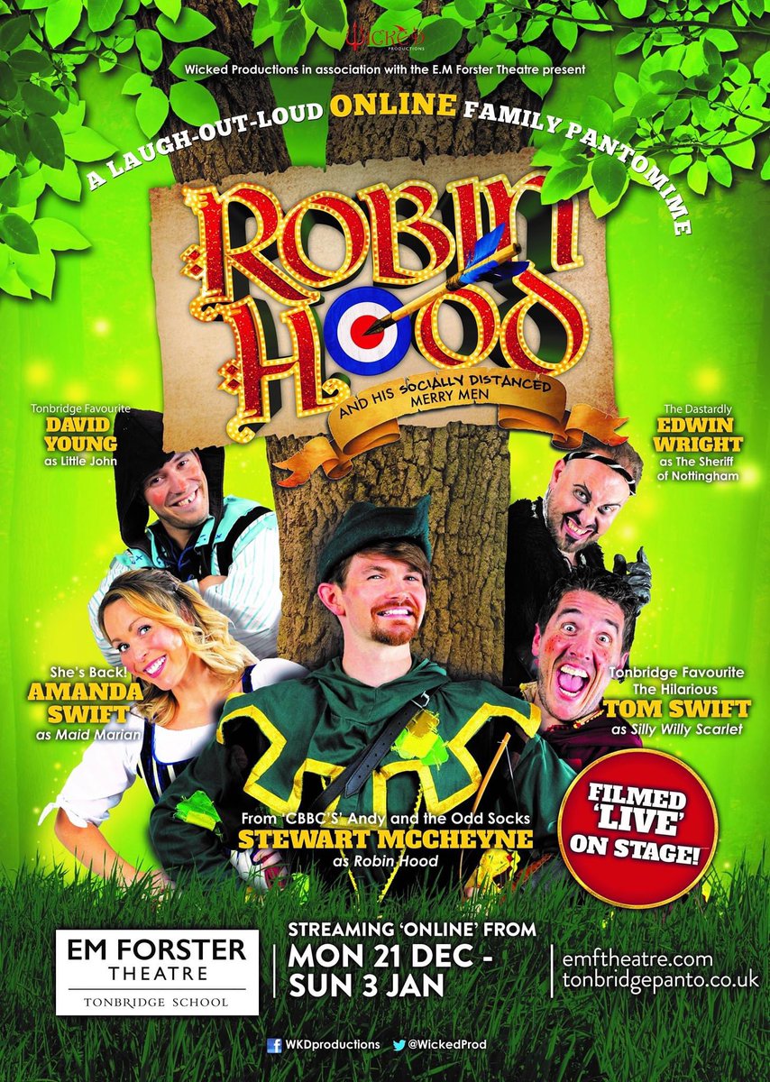 stewartmccheyne's tweet photo. Robin Hood and his Socially Distanced Merry Men available now to stream online @emftheatre website - https://t.co/08o9cWmPrA 

Please watch our show and RT / share our link far and wide! https://t.co/QOWLtu58hR