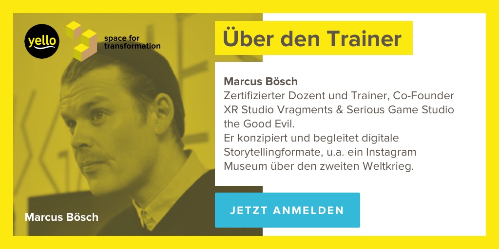 SFTdigital's tweet photo. Social Media Storytelling mit @m_boesch am 11. Januar oder 4. Februar 2021 (von 10 bis 17 Uhr).
Jetzt anmelden: https://t.co/0LJLtPP25A
#socialmedia #storytelling #spacefortransformation #digitalwerden https://t.co/o46ClTkTy2