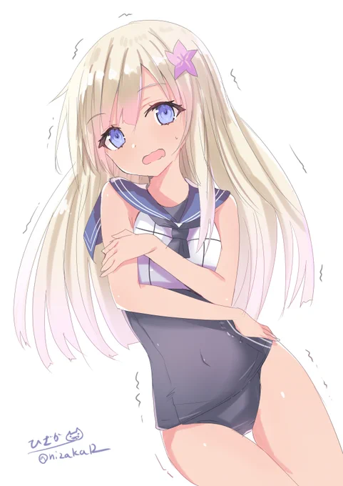 「うー…ちょっと、寒い、です、はい」寒いろーちゃん
#艦これ版深夜の真剣お絵描き60分一本勝負 
#艦これ版真剣お絵描き60分一本勝負_20201221 