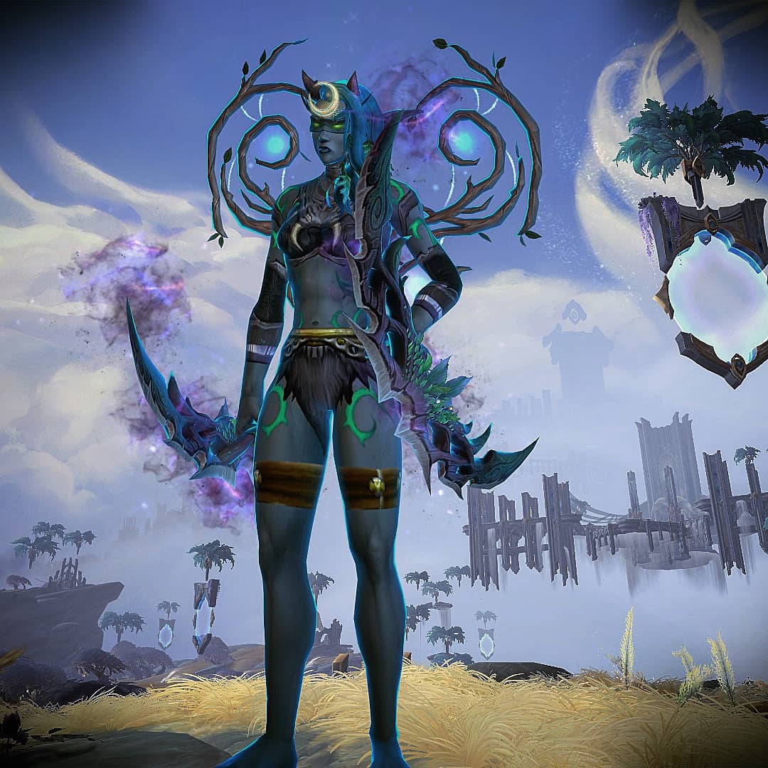 Zanarkand_game's tweet photo. Lvling my dh through Slands after joining her night fae sisters ^__^
#wow #worldofwarcraft #slands #Shadowlands https://t.co/T4QYsbtuR0