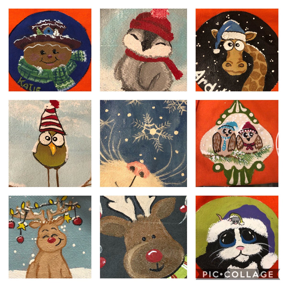 More cashiers aprons for Christmas