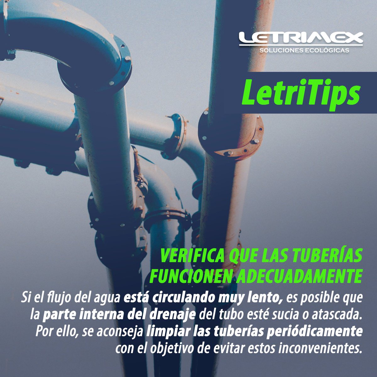 Letriimex's tweet photo. 📌#Lunes de #Tips #Letrimex te compartimos algunos #consejos para #prolongar la vida de tus #tuberías 😉👇 https://t.co/qimiR9CmXk