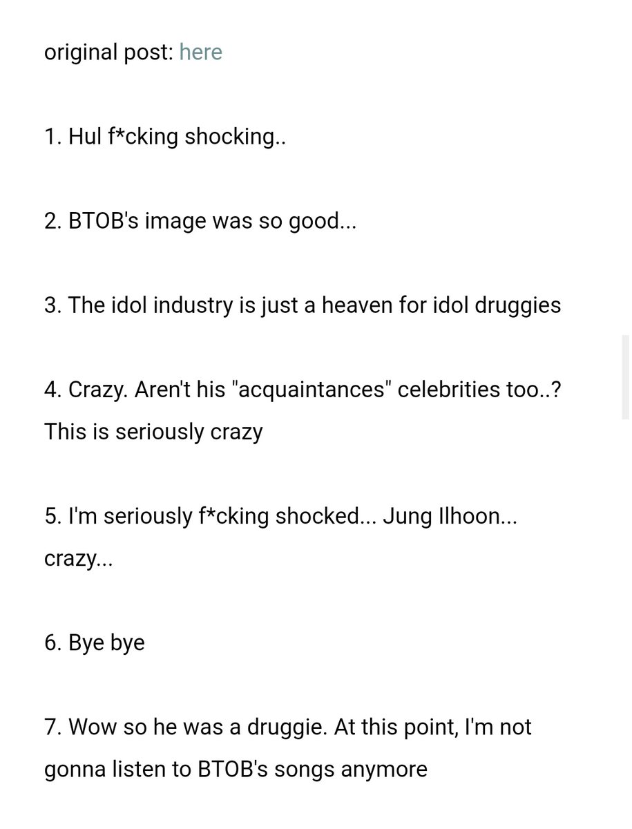 notpannchoa's tweet photo. BTOB's Jung Ilhoon reported to have been habitually taking drugs for the past 5 years + CUBE releases statement https://t.co/lpR8mpTJXs