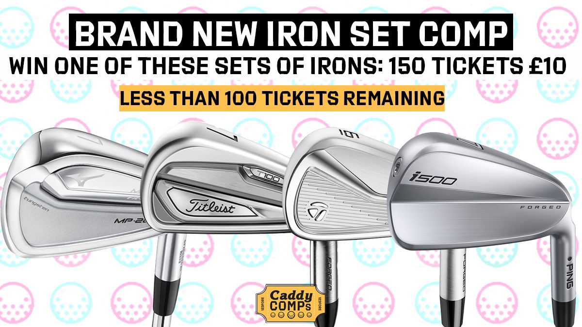 ⛳️ IRON SET COMP ⛳️ There is now less than 50 tickets left for our Iron Set Comp. 🗓 Tuesday 29th December. ⏰ 6PM 🎡 Comp will take place live on our Instagram Story. 🚨 If we sell out before 6PM on 23rd we will do the comp on the 23rd. 🎟 >> cadraf.co/IRONSETComp