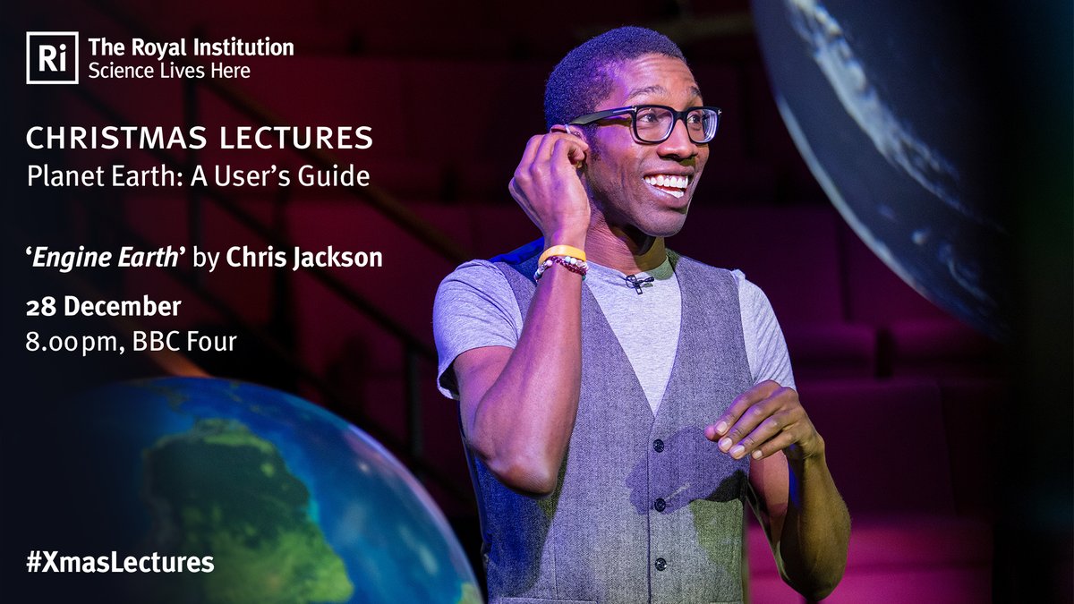 Ri_Science's tweet photo. One week to go until the #XmasLectures! Tune in to @BBCFOUR at 8pm on 28, 29 & 30 December 🌎
@seis_matters, @helenczerski & @shine_tara present a user's guide to Planet Earth through geology, oceans and climate science: https://t.co/DpFxWRrIXR https://t.co/edcQsYqrRJ