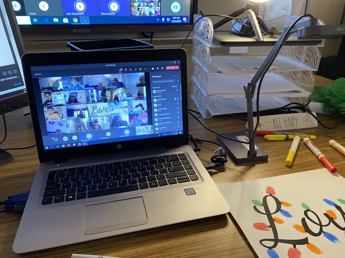 Inside look at our “production zone” for our virtual wonderland at school today!  I love my job! #sharonstrong ⁦<a href="/SharonElemS/">Sharon Elementary</a>⁩ ⁦<a href="/klg2023/">Kristina</a>⁩