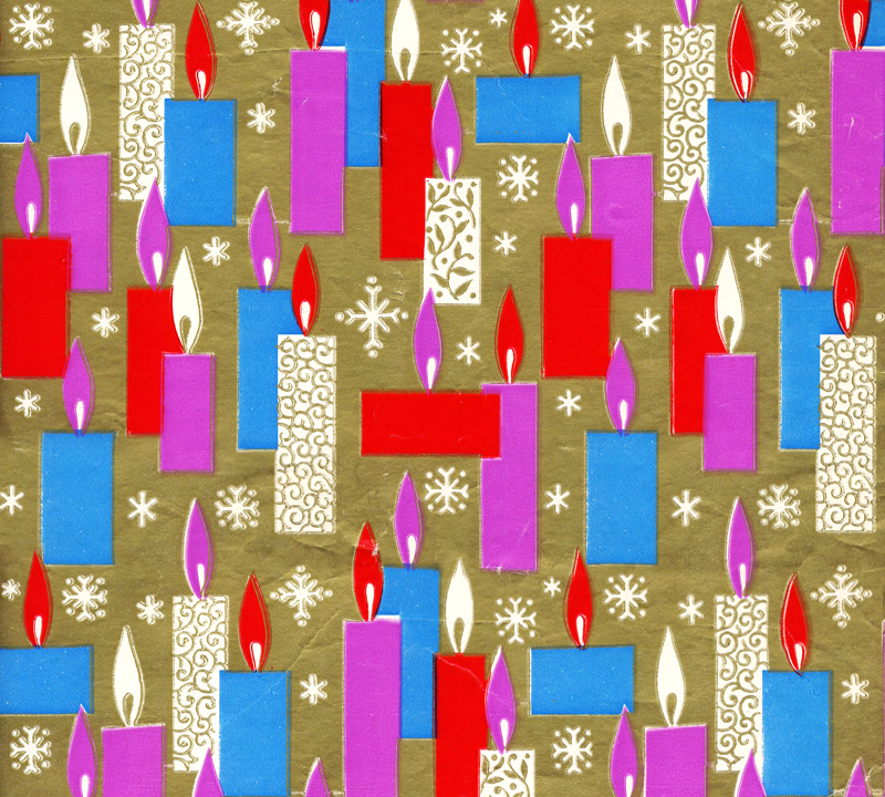 Four days 'til Christmas! Here's some more vintage Christmas wrapping paper.  #wardsmorguefile