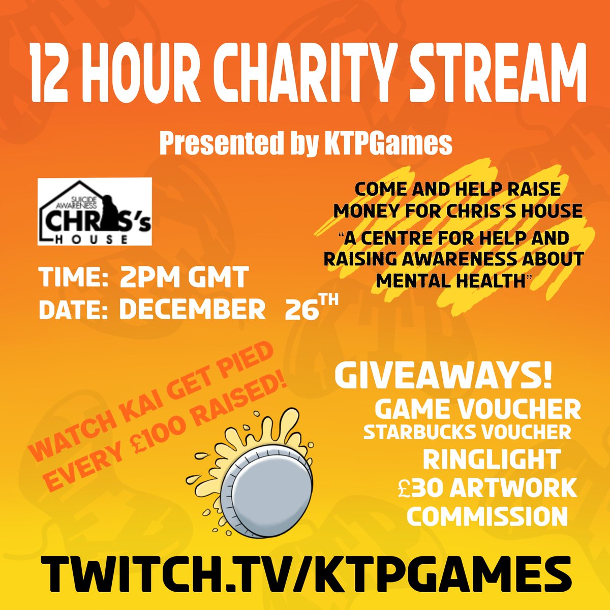 KTPgames (@ktpgames) on Twitter photo Only 5 more days until we raise money for Charity and that charity being Chris's house if you guys want to know more about the live stream go over to my youtube (KTPgames) or just have a look at this image here <a href="/HouseChriss/">Chriss House</a> Only 5 more days until we raise money for Charity and that charity being Chris's house if you guys want to know more about the live stream go over to my youtube (KTPgames) or just have a look at this image here <a href="/HouseChriss/">Chriss House</a>