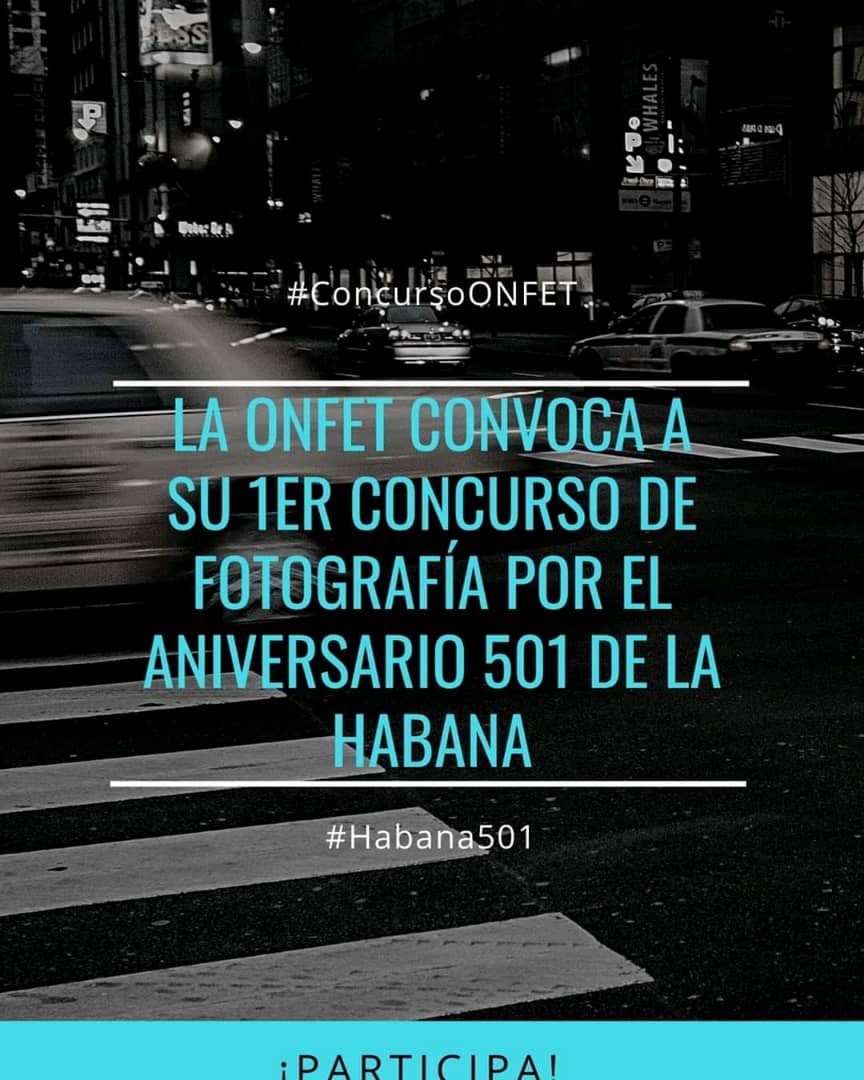 📢 La Oficina Nacional de Inspección Estatal del Transporte #ONFET convoca a su 1er concurso de #Fotografía en conmemoración del Aniversario 501 de #LaHabana.
Llamamos en especial a la participación de todos los #JóvenesTransportistas del país.
Detalles↩️
facebook.com/27050885861992…