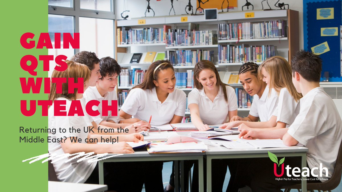 If you're considering returning from the UAE in the New Year, we can help you find a placement in the UK to complete your QTS - and we will pay for it! 

Apply today:
ow.ly/uJUl50Bq48g