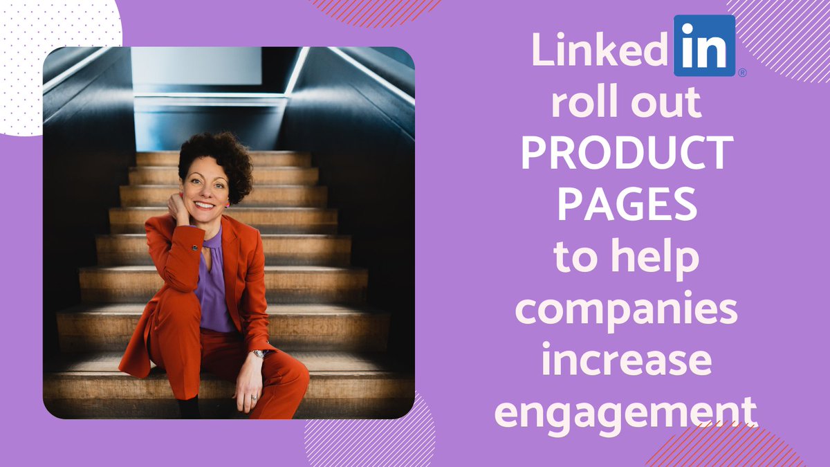 CurlyClay's tweet image. In an effort to improve company pages, LinkedIn have rolled out Product Pages to highlight specific products.

For more information and an idea of the customer journey, head here: bit.ly/LinkedInPPs

#LinkedIntipsandtricks #linkedIn