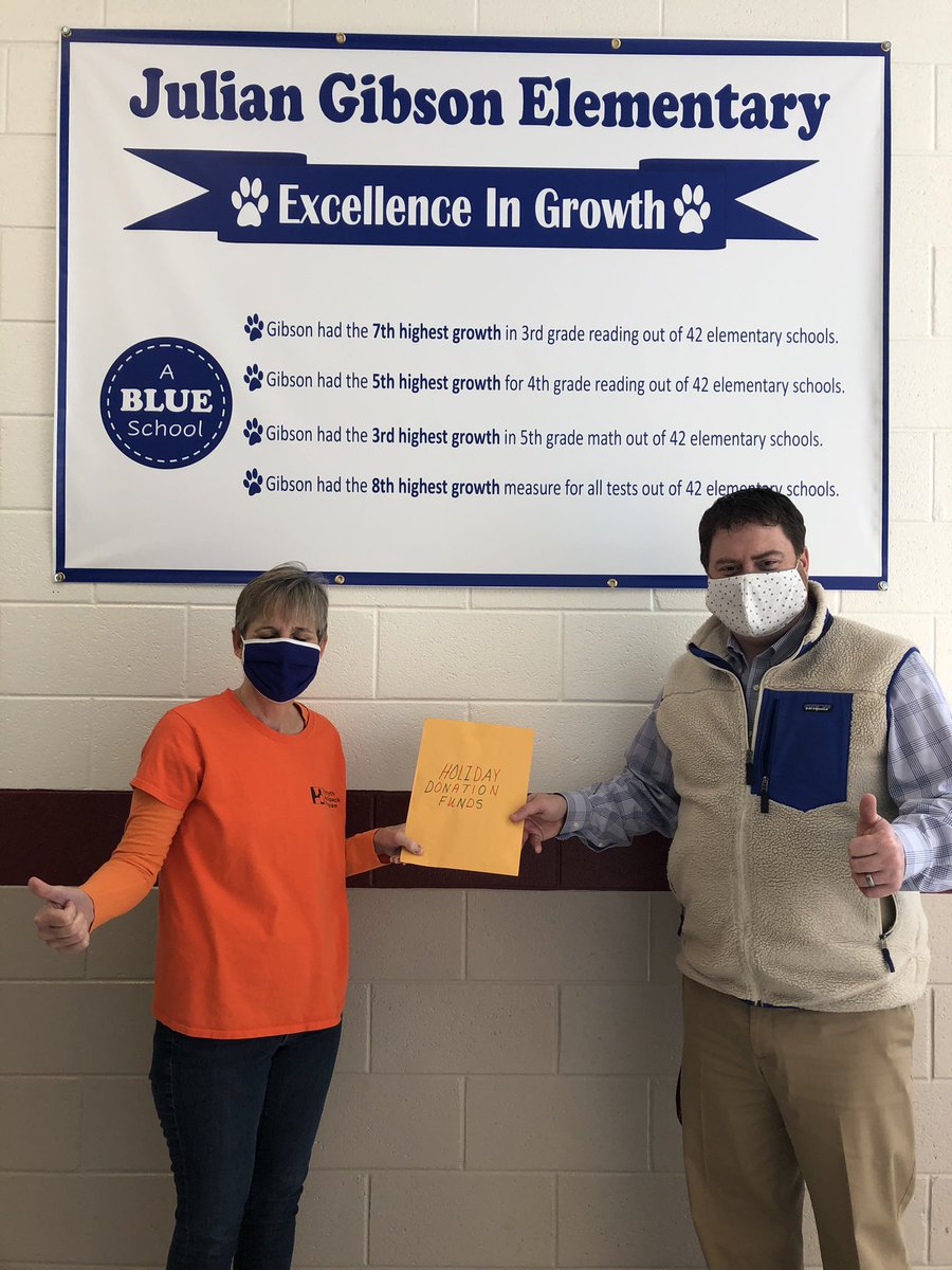 Thanks to the Gibson staff accepted the challenge to donate to our local community. Gibson staff raised $320.00 to donate to the Forsyth Backpack program. <a href="/GibsonGrizzlies/">Gibson Elementary</a> <a href="/ccrussell717/">Cynthia C Russell</a> @melanie_sayles <a href="/LoisMGardner1/">Lois M Gardner</a>