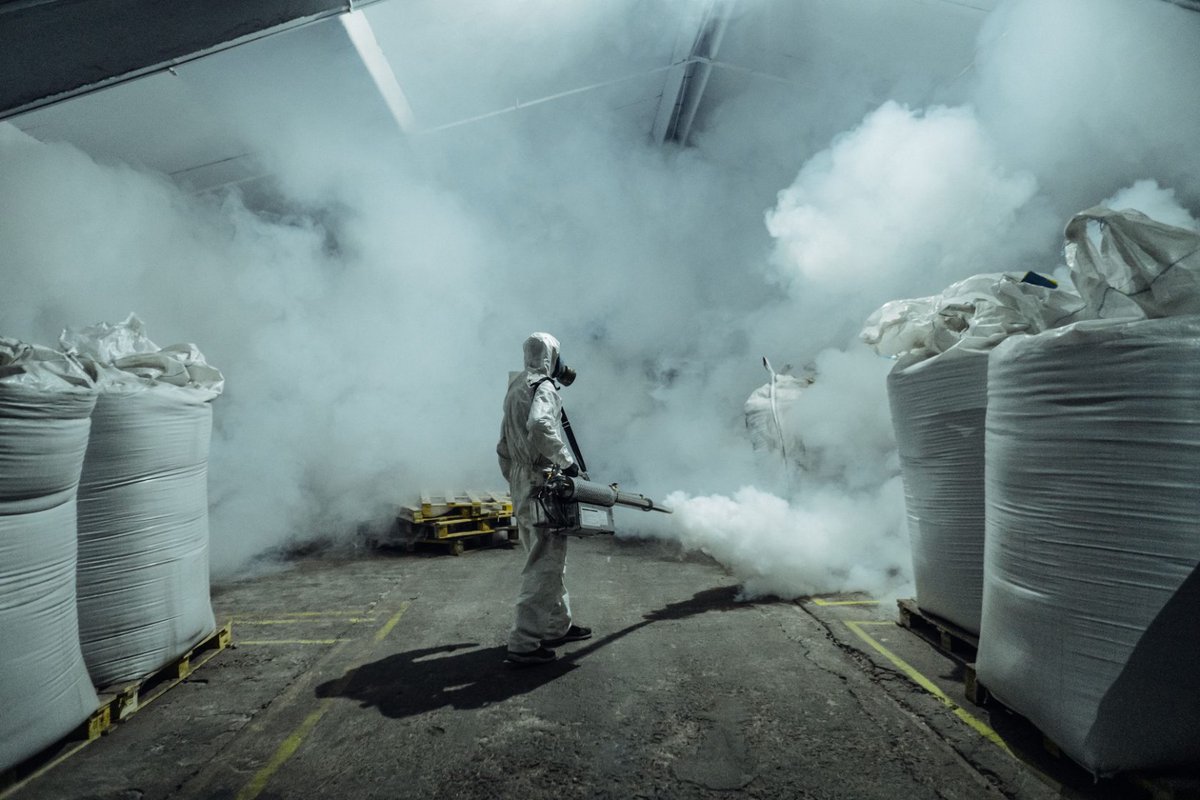 Смотрите на сайте: "Дезинфекция складских помещений"  mosecoservice.ru/services/dezin…