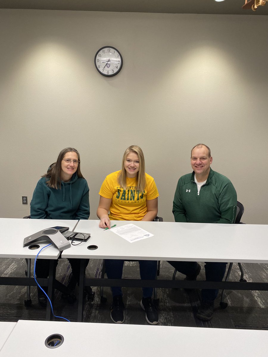 LFflyer's tweet photo. We are proud to announce that senior Kerstin Knopik has signed with Presentation College in Aberdeen, SD.  Kerstin will be playing volleyball at the NAIA Division II Saints. #FlyerPride https://t.co/570r4ztINB