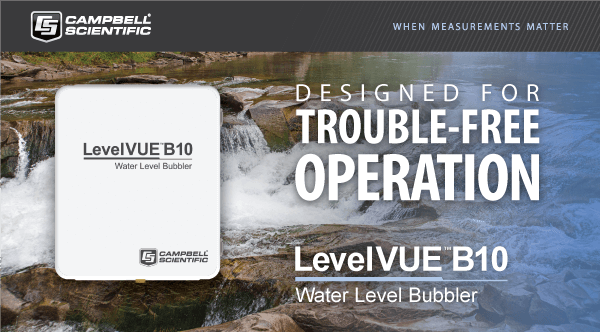 campbellsci_eu's tweet photo. Experience the trouble-free operation of the high-quality #LevelVUEB10 bubbler. This #WaterLevel bubbler is designed to withstand temperatures as low as -40°C, provides you with powerful data, and doesn’t cut corners on build quality. Learn more at https://t.co/be9NElc5Hb https://t.co/qOEqfxlG9F