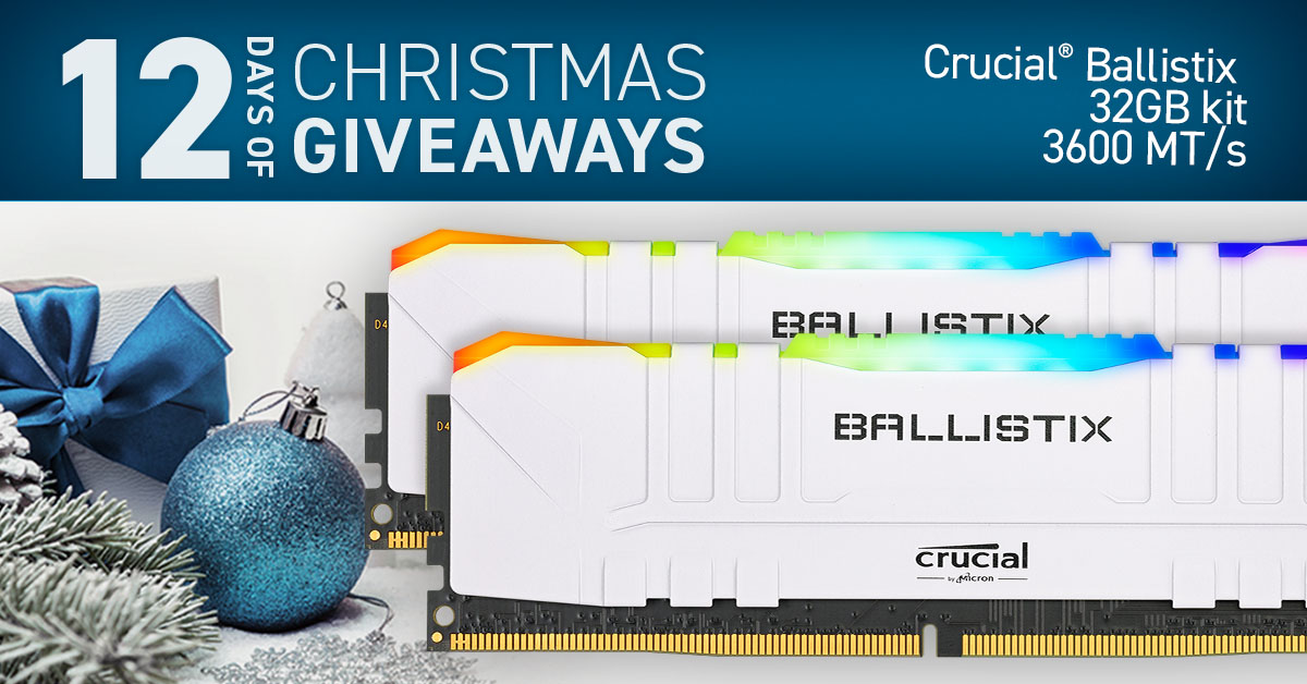 CrucialMemory's tweet image. We're dreaming of a white and RGB Christmas this year  ❄️🎄❄️

crucial.gg/12days-giveawa… #12daysofgiveaways