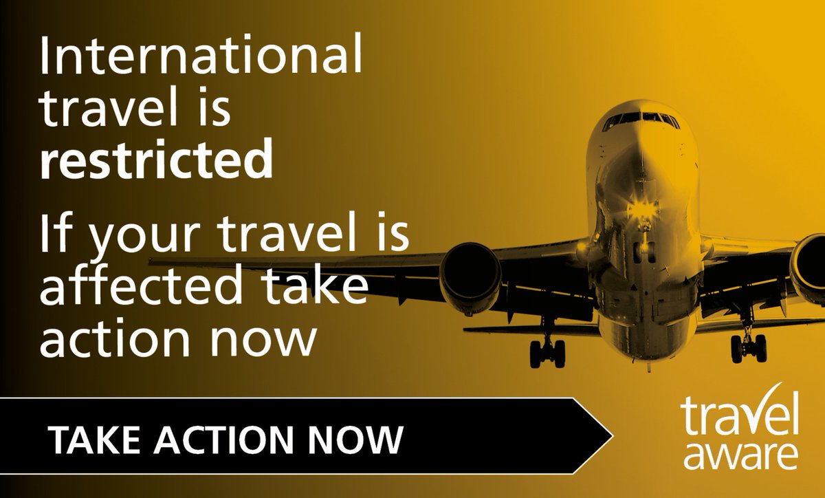 International travel from and to the UK is restricted. Countries are closing borders and may introduce new measures with little notice. If you are in the UK with plans to travel, or trying to return to the UK, take action now, and follow the guidance below. THREAD 
