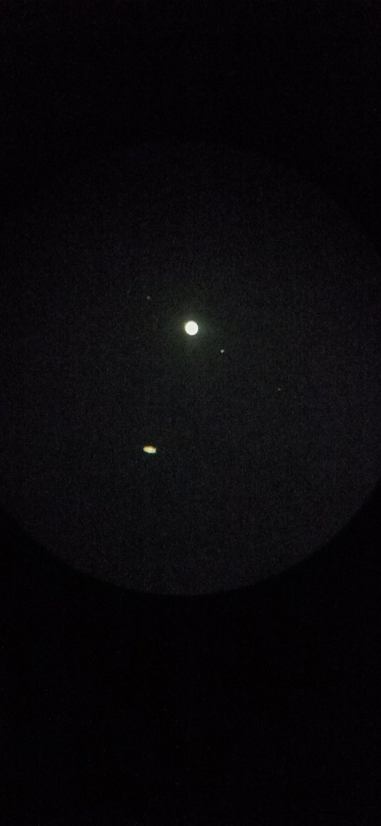 kiranthombare1's tweet photo. The great conjunction !!
#Jupiter #Saturn #Conjuction https://t.co/araoeMUYYA